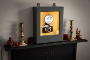 Custom built camera display cabinet