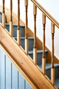 New staircase and under stairs storage