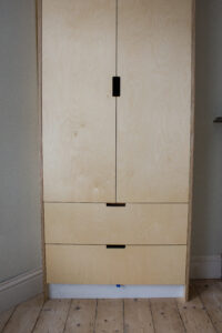 Birch plywood doors and drawers