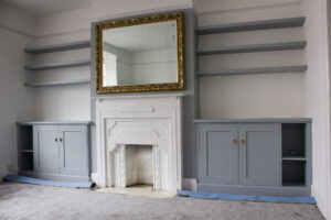 Fitted alcove cupboards