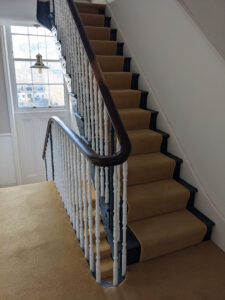 Stair spindle replacement in Georgian house